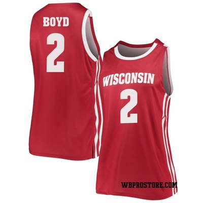 Women's Nick Boyd Wisconsin Badgers Replica Basketball Jersey - Red