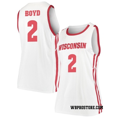 Women's Nick Boyd Wisconsin Badgers Replica Basketball Jersey - White